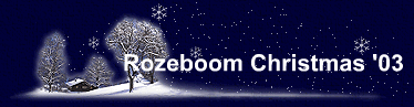 Rozeboom Christmas '03